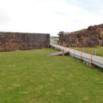 Muralhas e canhões do Castillo de Niebla em Valdivia